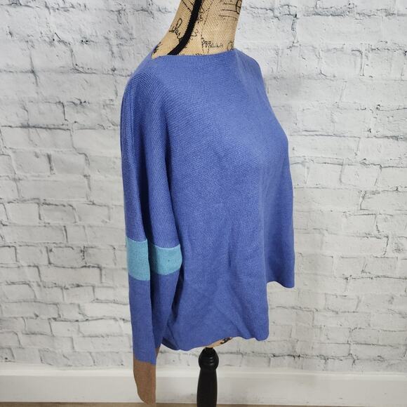 Rachel Comey run a pullover sweater Sz M double knit scoop neck long sleeve A17c - Picture 2 of 3